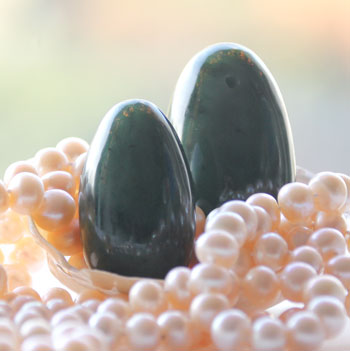 Yoni-Ei Lern-SET: Nephrit-Ei + Video